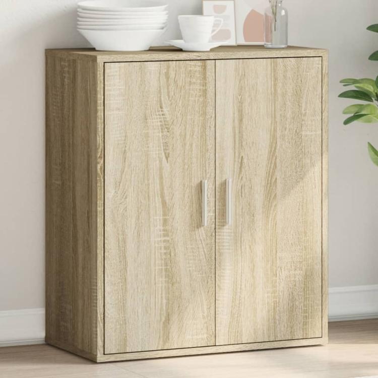 Picture of Sideboard Sonoma Oak 79x38x80 cm Engineered Wood