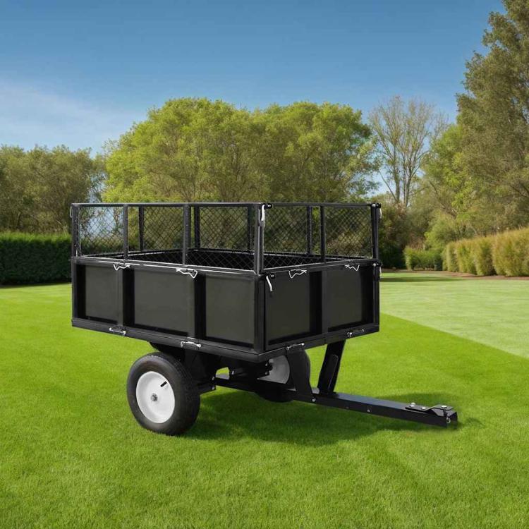 Picture of Tipping Trailer for Lawn Mower 300 kg Load