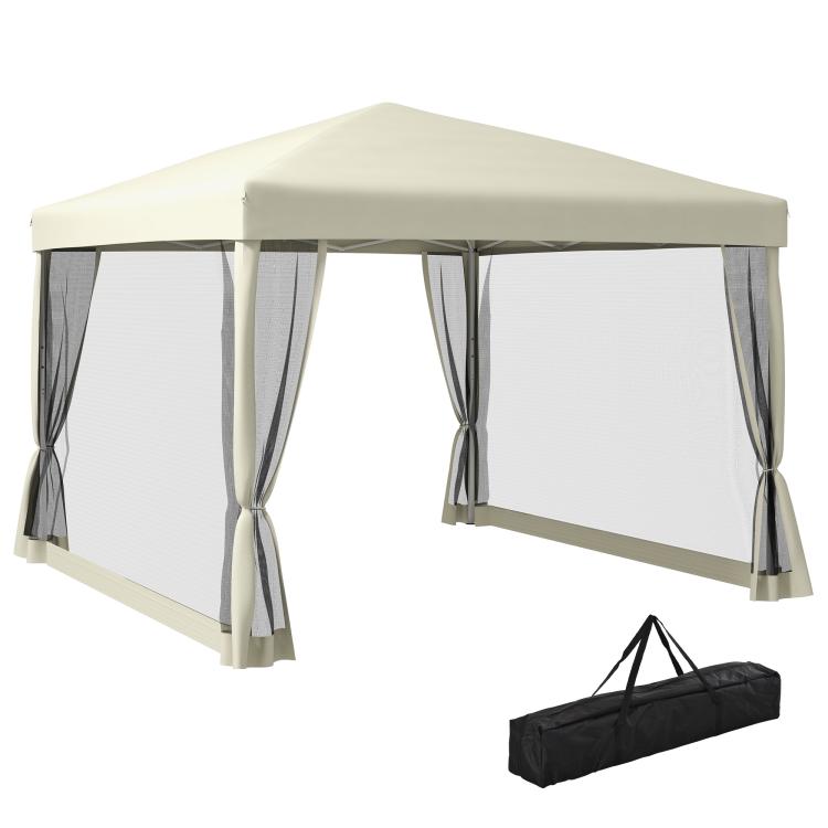 Picture of 2.5x1.5m 8x5 Grill Gazebo Canopy Double Tiered Outdoor