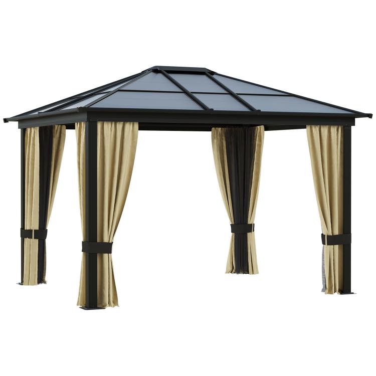 Picture of 3 x 3.6m Hardtop Gazebo Canopy with Polycarbonate Roof