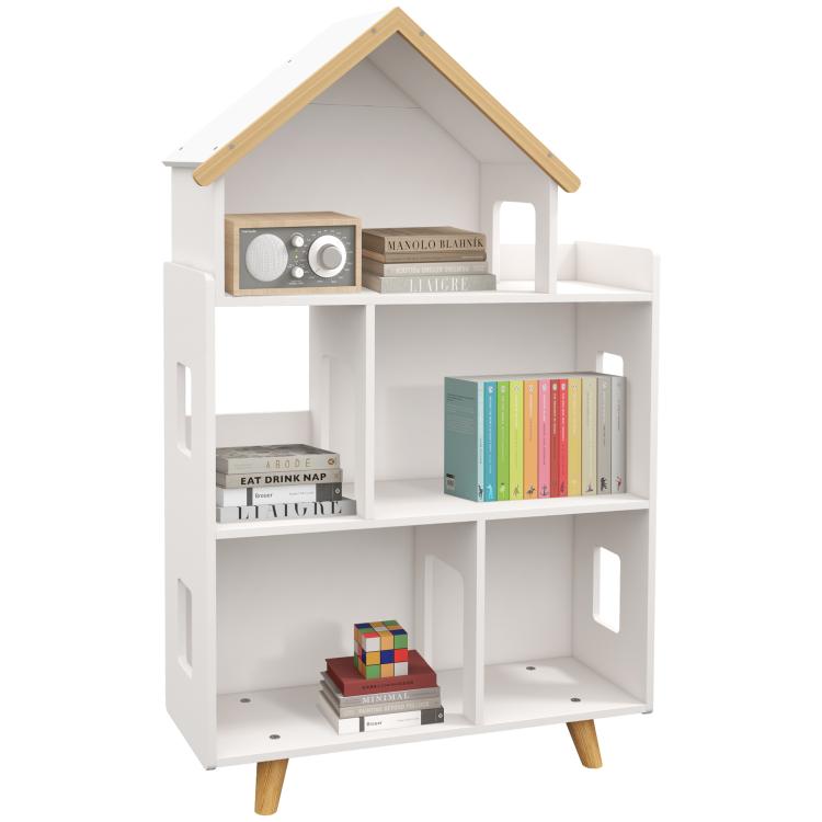 Picture of ZONEKIZ Three-Tier Toy Storage Shelf Kids Bookcase with