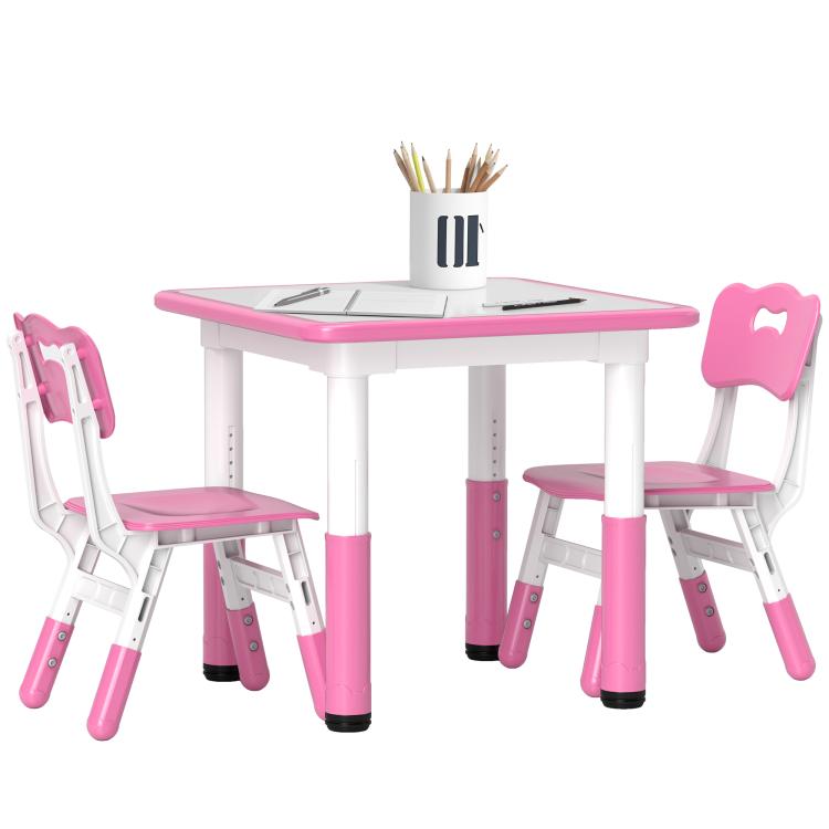 Picture of AIYAPLAY Height Adjustable Toddler Table and Chair Set 3