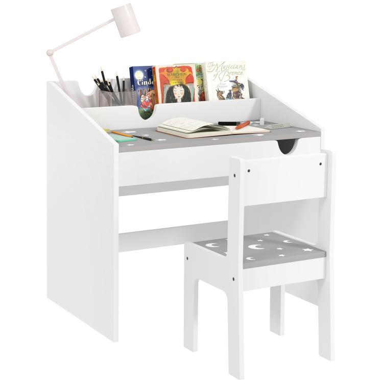 Picture of AIYAPLAY Children Study Table and Chair Kids Desk and