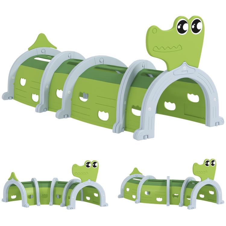 Picture of AIYAPLAY Crocodile Design Kids Play Tunnel for Ages 3-6