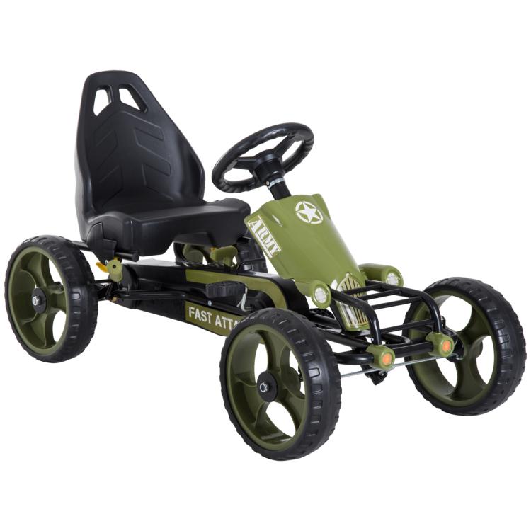 Picture of Kids Children Pedal Go Kart Ride On Racer Braking System