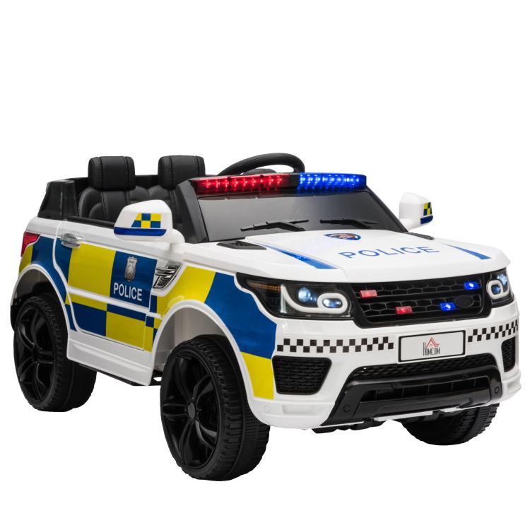Picture of 12V Electric Car for Kids Ride on Police Car with 2