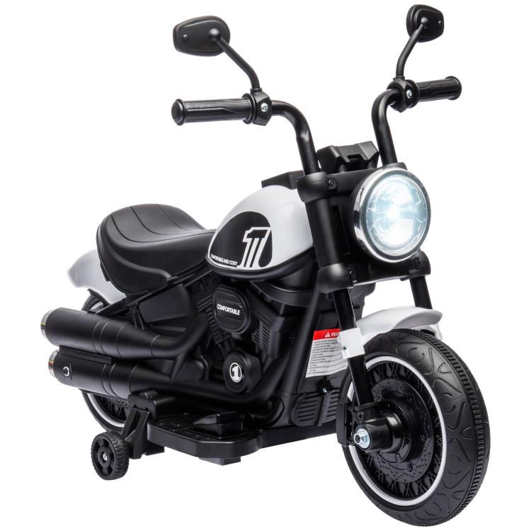 Picture of 6v Electric Motorbike with Training Wheels One-Button