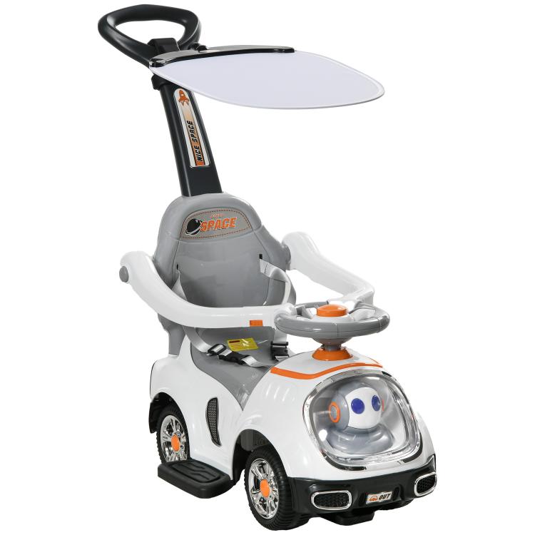 Picture of AIYAPLAY 3 in 1 Ride on Push Car Cartoon Robot Theme Foot