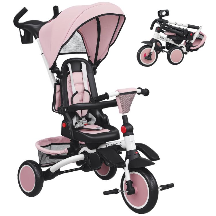 Picture of AIYAPLAY 6 in 1 Foldable Kids Trike with Adjustable Parent