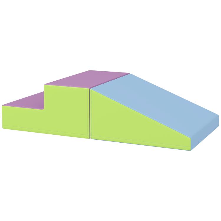 Picture of 2 Piece Soft Play Set for Toddler Climb and Crawl for