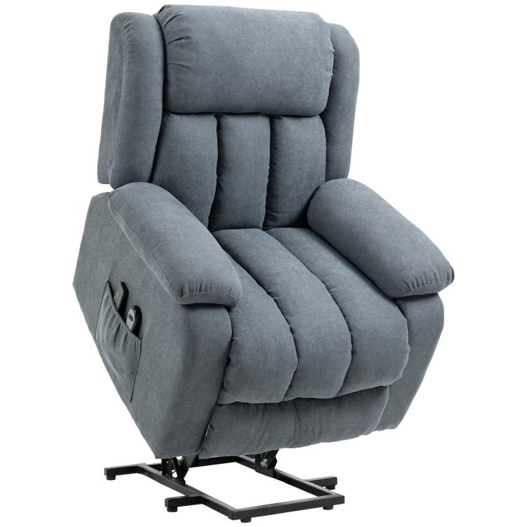 Picture of Power Lift Recliner Chair with Massage Overstuffed Lift