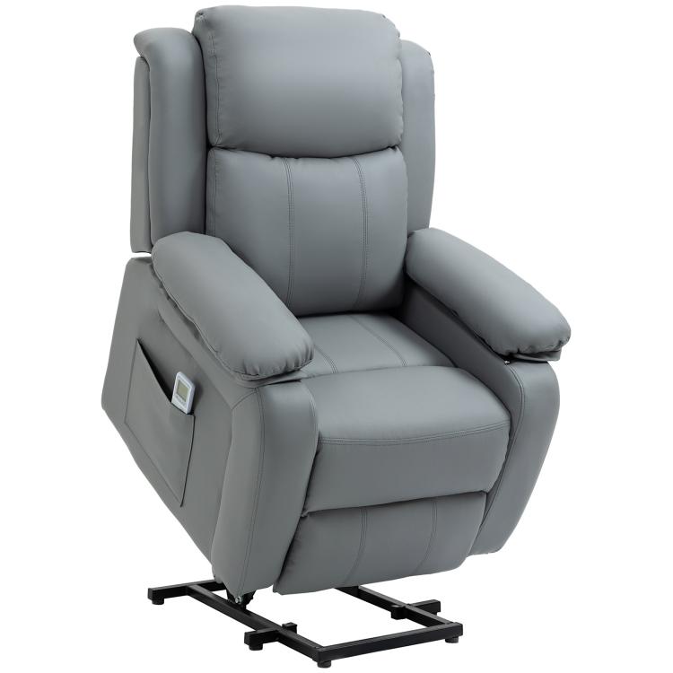 Picture of Riser and Recliner Chair with Massage Power Lift Recliner