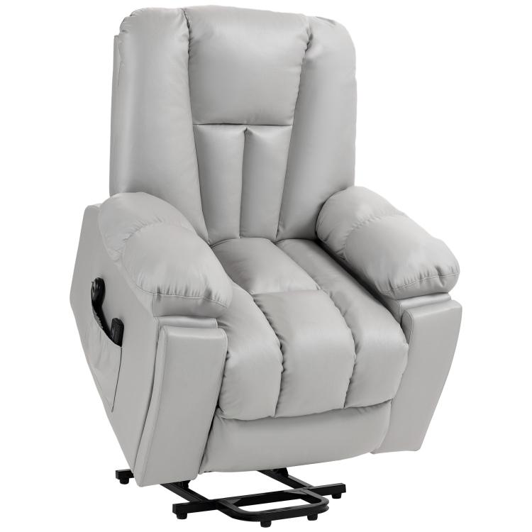 Picture of Leathaire Eight Massage Point Armchair with Reclining Back