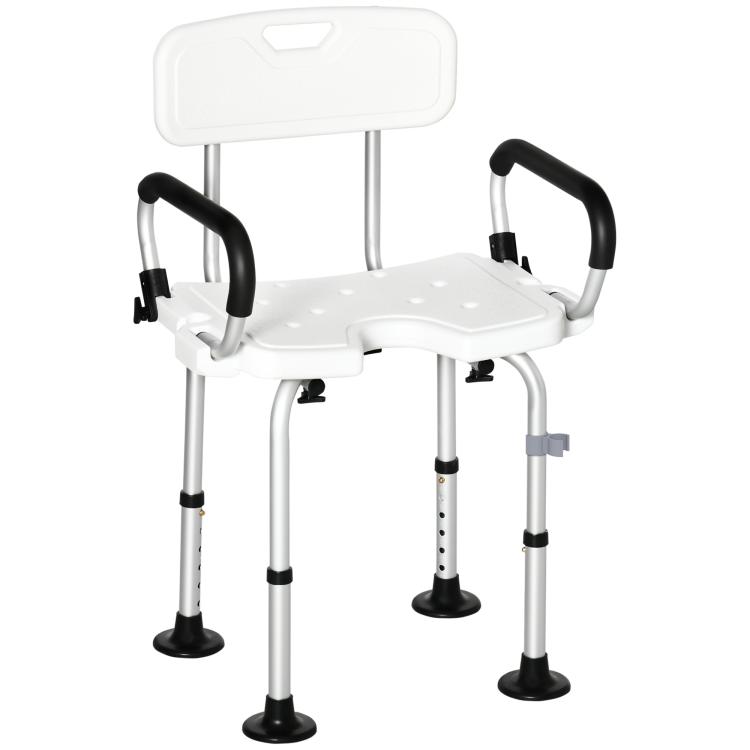 Picture of Shower Chair for the Elderly and Disabled Height