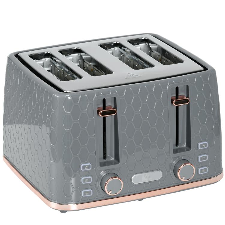 Picture of Four-Slice Honeycomb Toaster - White