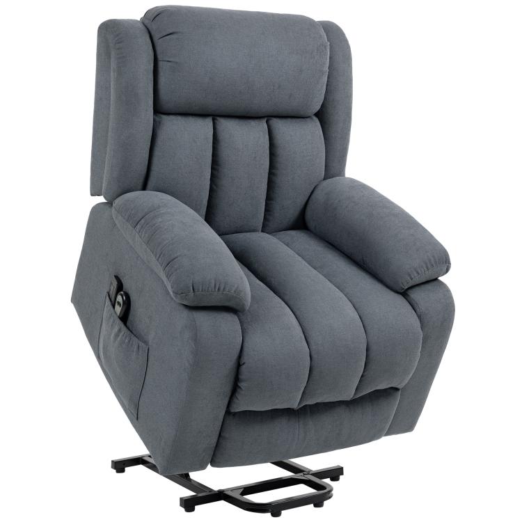 Picture of Power Lift Recliner Chair with Massage Overstuffed Lift