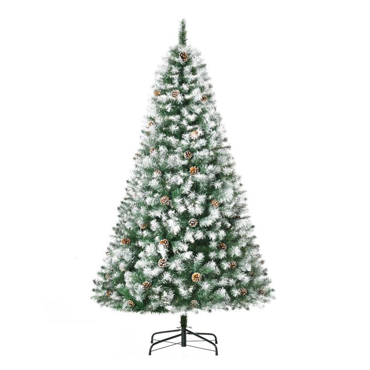 Picture of 5FT Artificial Christmas Tree with Pine Cones Holiday Home