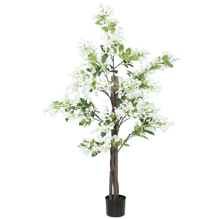 Picture of 4.5ft Ficus Artificial Plant with Realistic Leaves Potted