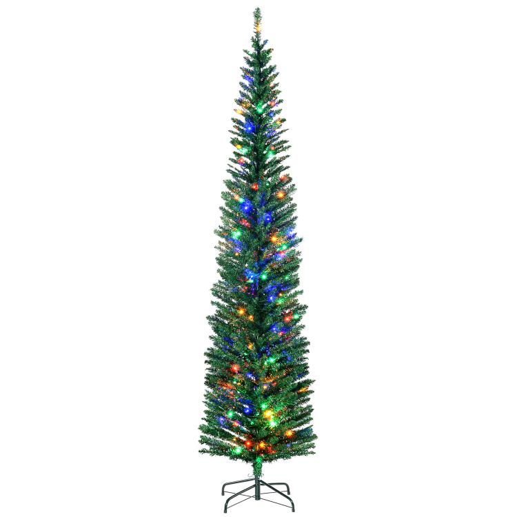 Picture of 7.5 Artificial Prelit Christmas Trees Holiday Dcor with