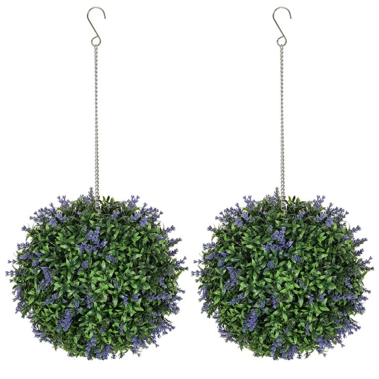Picture of Set of 2 Decorative Artificial Plants Murraya Flowers in