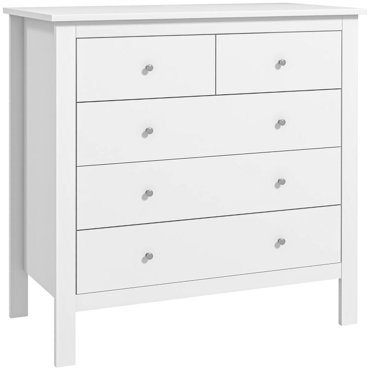 Picture of 5 Drawer Dresser for Bedroom Modern Chest of Drawers Wide