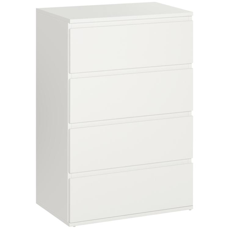 Picture of Bedside Cabinet with 2 Drawer Storage Unit Unique Shape
