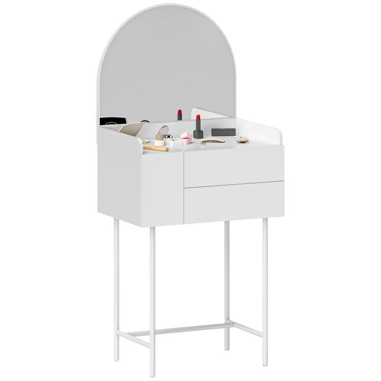 Picture of Three Drawer Compact Dressing Table - White