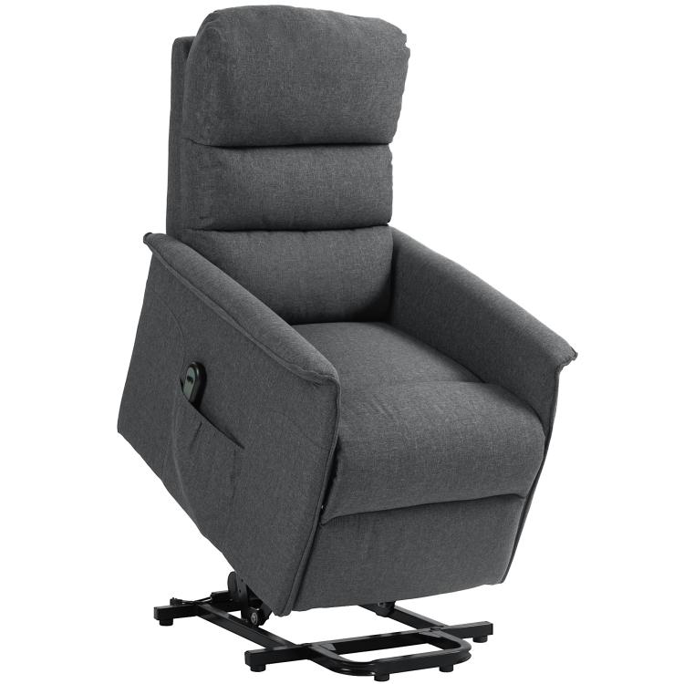 Picture of Electric Riser Recline Armchair with Footrest - Dark Grey