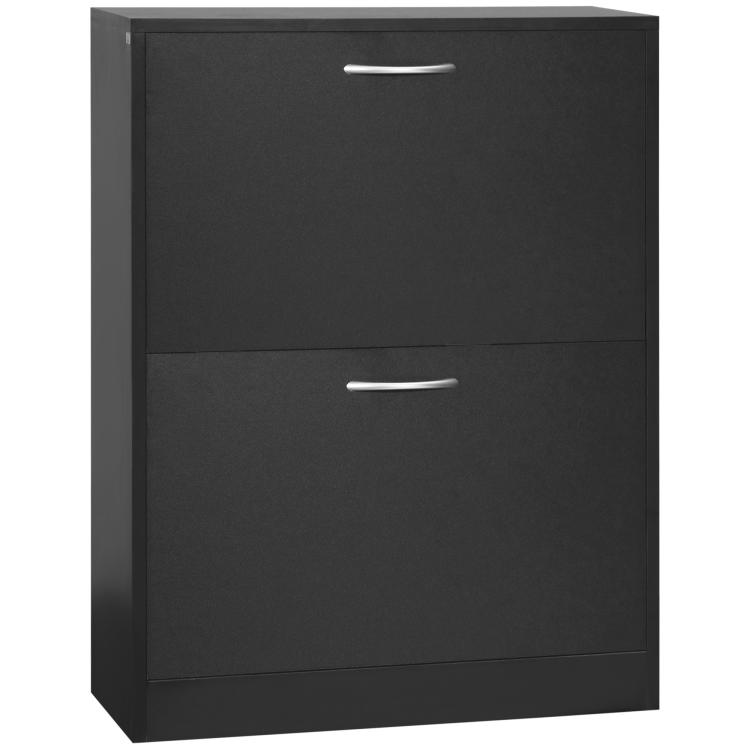 Picture of 2 Drawer Shoe Cabinet Narrow Shoe Storage Cabinet with