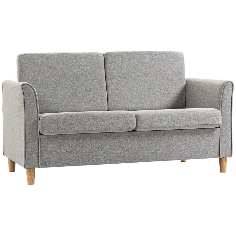 Picture of Compact Loveseat Sofa Modern 2 Seater Sofa for Living Room