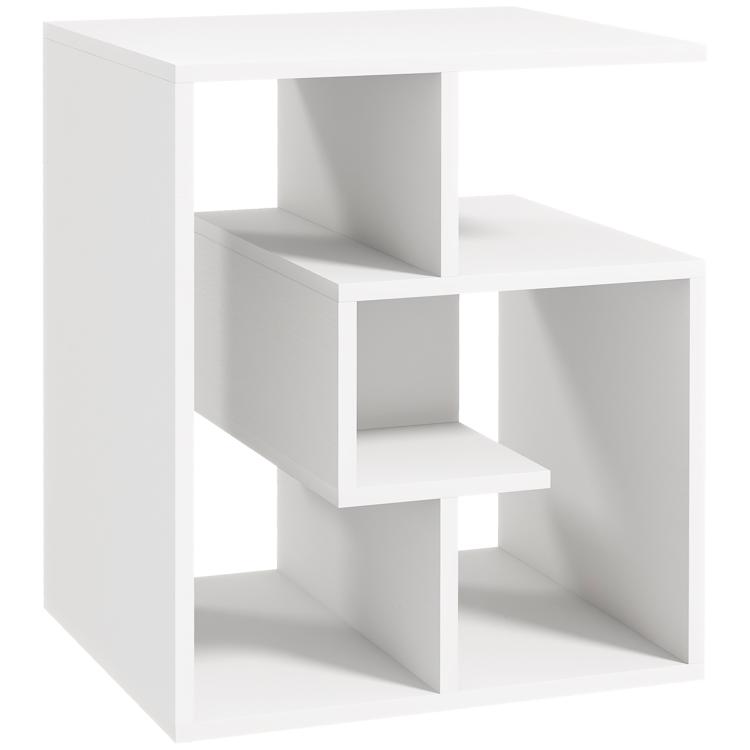 Picture of Side Table 3 Tier End Table with Open Storage Shelves for