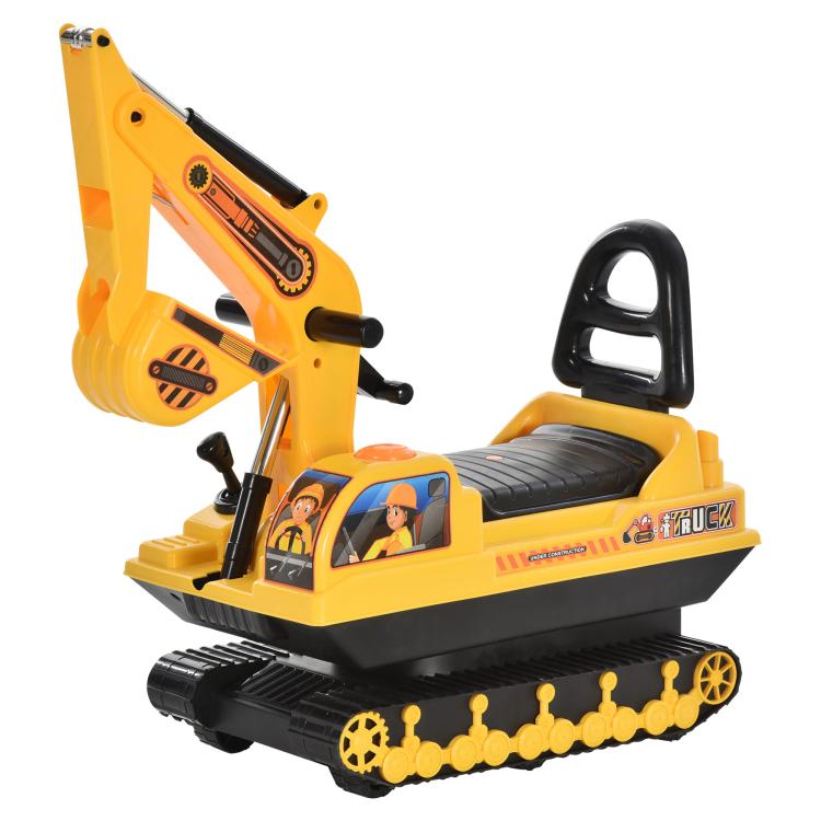 Picture of Ride On Excavator Toy Tractors Digger Movable Walker