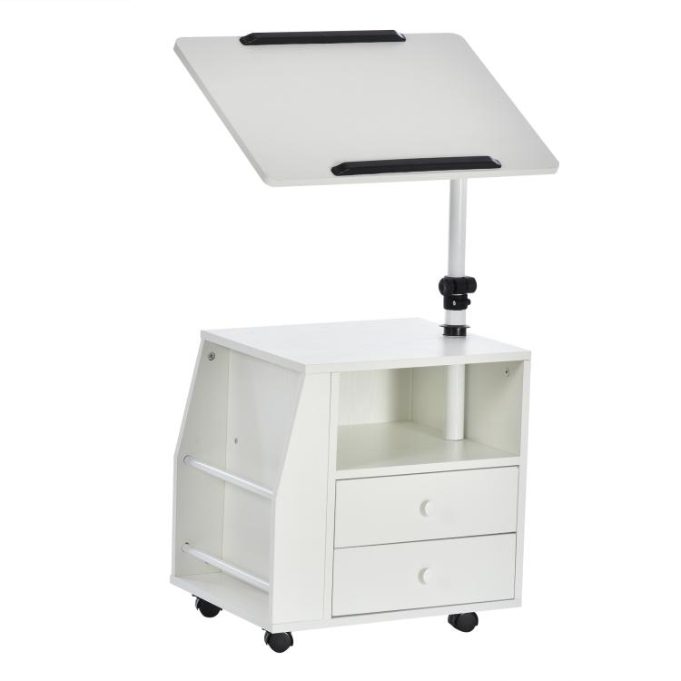 Picture of Functional Swivel Bedside Table End Table Side Table for