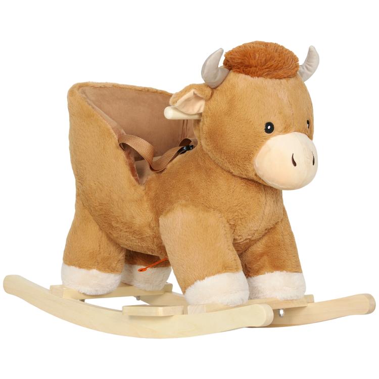 Picture of 2 In 1 Kids Todder Rocking Horse Plush Ride On Giraffe