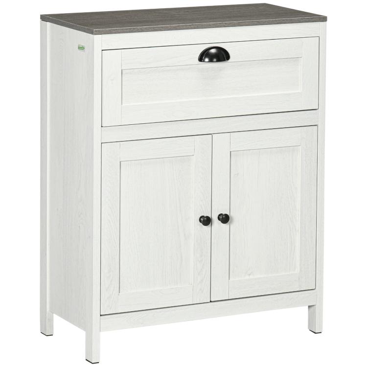 Picture of kleankin Bathroom Floor Cabinet Freestanding Storage