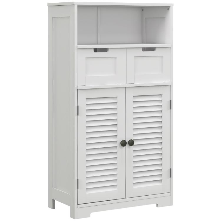 Picture of kleankin Three-Part Bathroom Storage Unit with Shelf