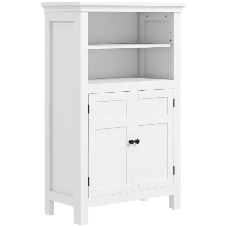 Picture of Multi-Storage Modern Bathroom Cabinet - White