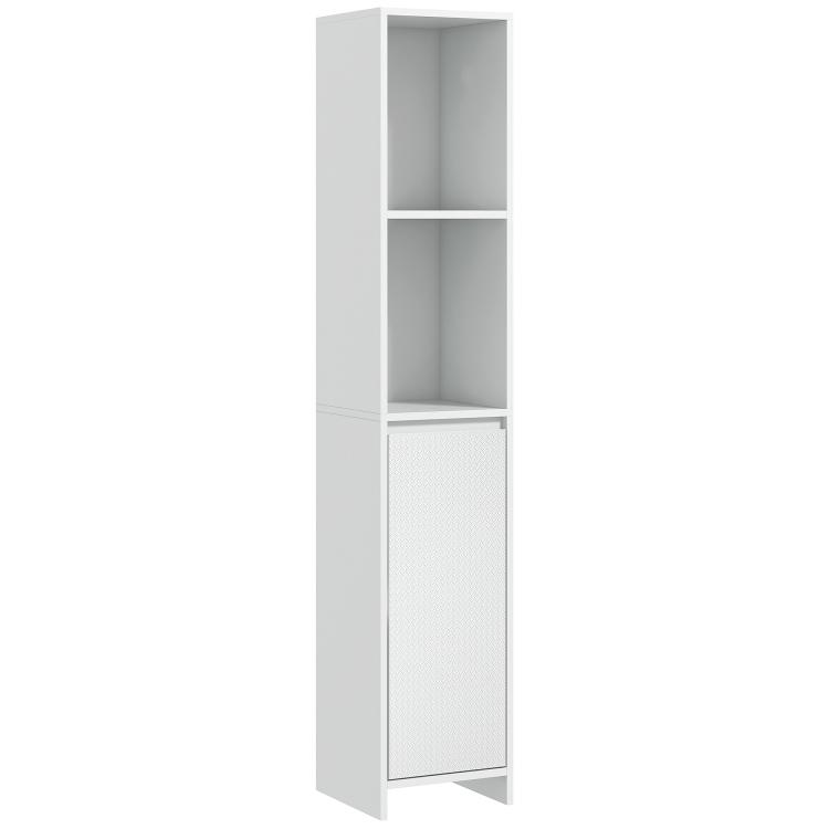 Picture of Narrow Bathroom Cabinet Slim Bathroom Storage Unit with
