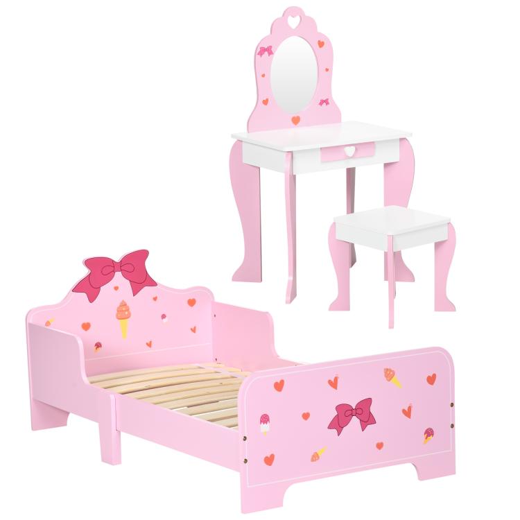 Picture of ZONEKIZ Unicorn-Designed Toddler Bed Kids Bedroom