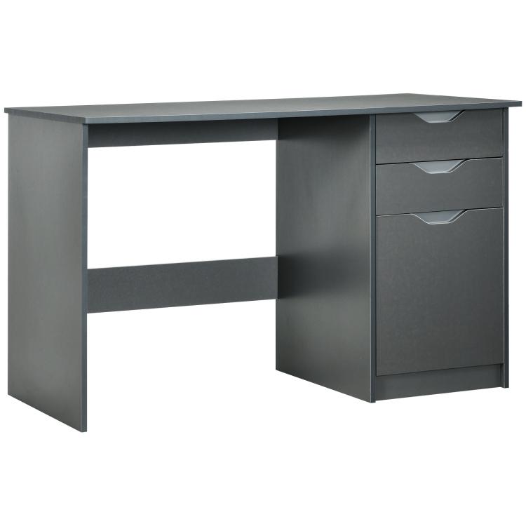 Picture of Computer Desk with Drawers High Gloss Home Office Desk