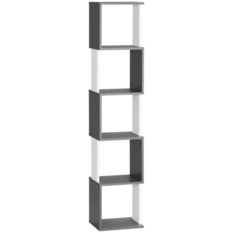 Picture of Modern 5-Tier Bookshelf Freestanding Bookcase Storage