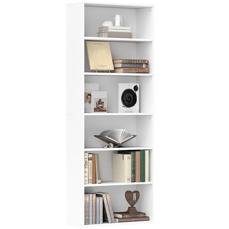 Picture of Six Shelf Bookcase - Black