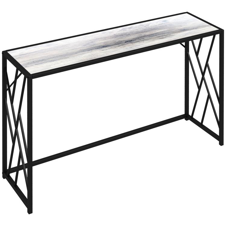 Picture of Industrial Console TableEntryway Table wBottom Mesh