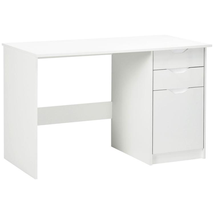Picture of Computer Desk with Drawers High Gloss Home Office Desk