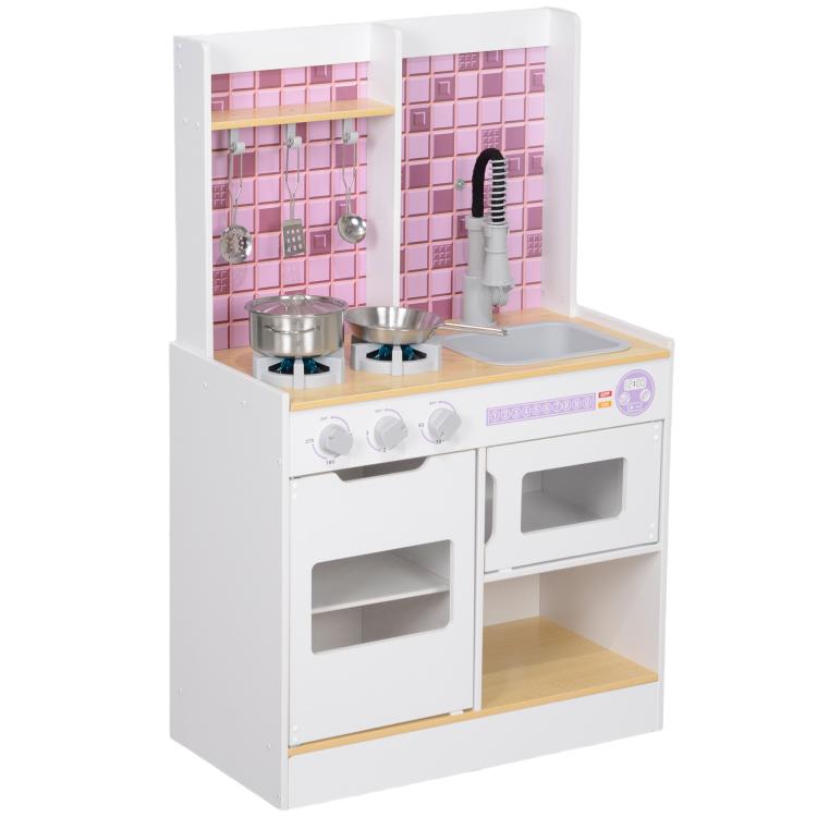 Picture of AIYAPLAY Kids Play Kitchen Pretend Play Kitchen with