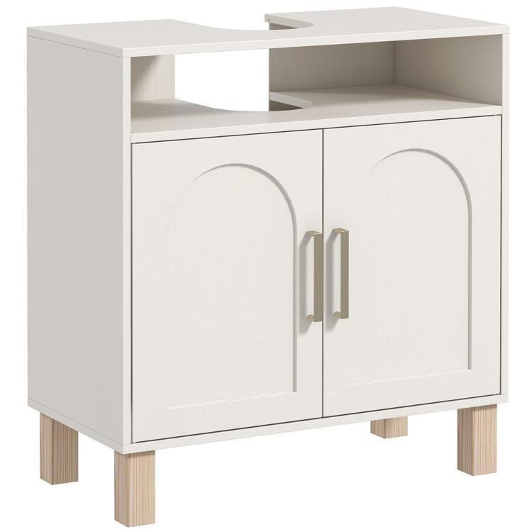 Picture of Under Sink Cabinet for Basin without Pedestal - Cream White