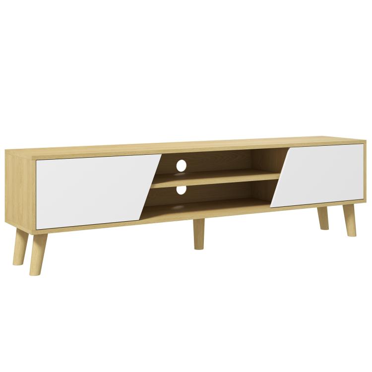 Picture of Scandinavian-Style TV Cabinet with Storage -