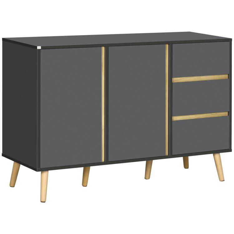 Picture of Sideboard Modern Kitchen Cupboard with Double Doors and 3