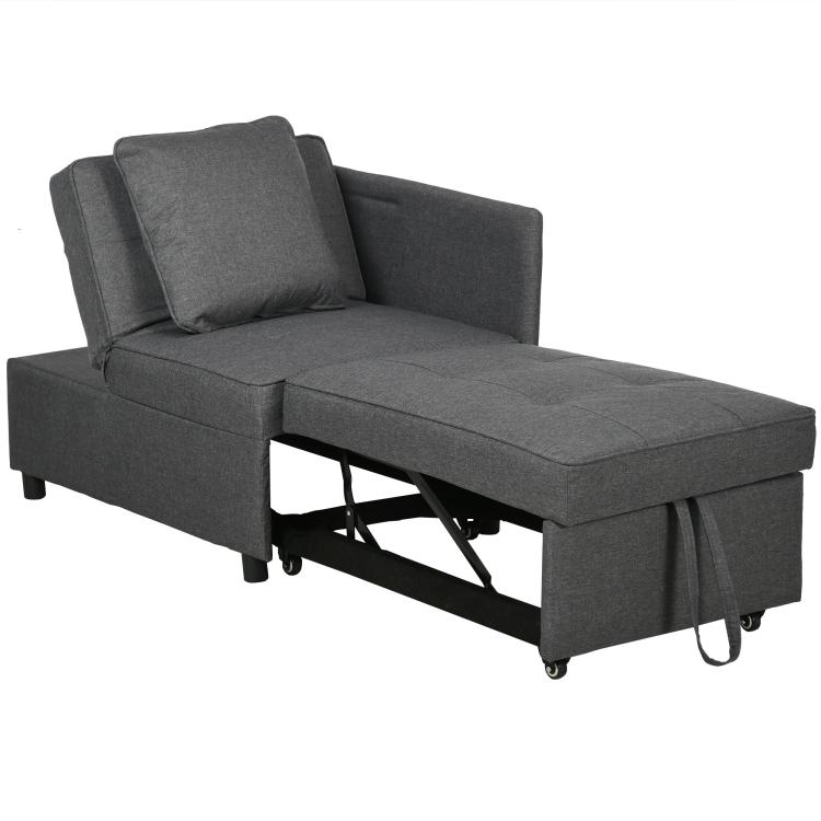 Picture of 3-In-1 Single Sofa Bed with Thick Padded Seat  5-position