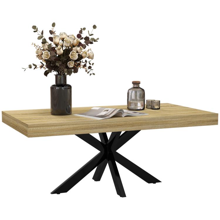 Picture of Bold Rustic Block Coffee Table - Wood-Effect